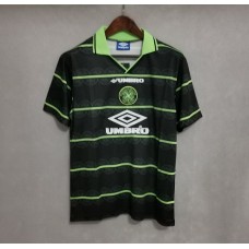 Celtic 97/98 Away Black Soccer Jersey